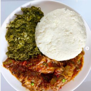 Chicken Kienyeji (Quarter) and one ugali